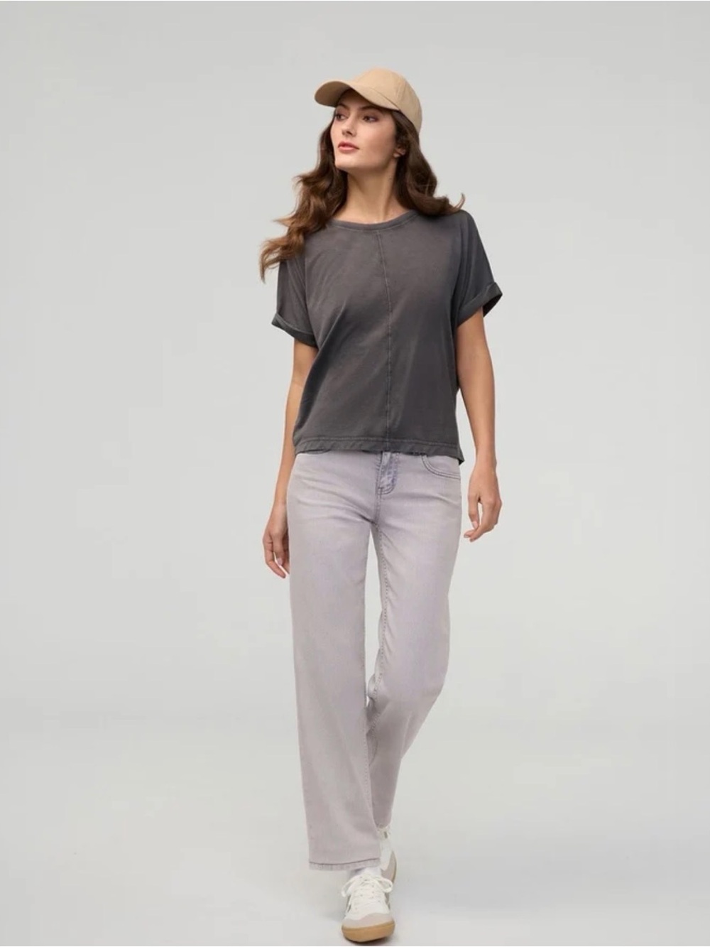 Straight-Leg Women’s Jeans in Quartz Fade